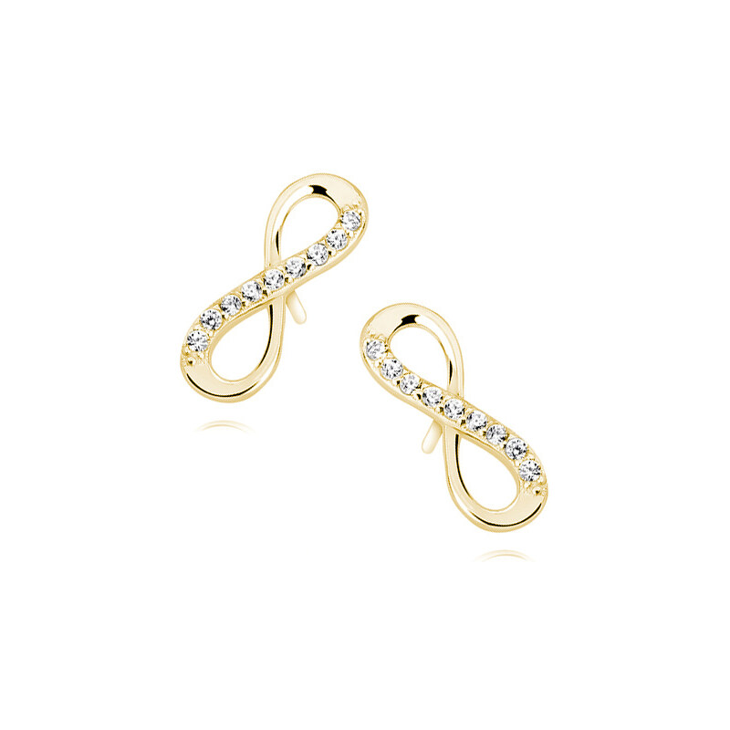 Olivie Strieborné náušnice NEKONEČNO GOLD 9960 66795352