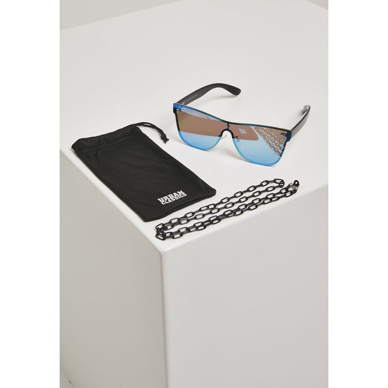 Urban Classics 103 BLK/Blue chain sunglasses 50563655