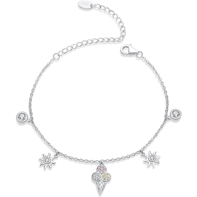 Emporial strieborný náramok Letné osvieženie SCB139 24464506