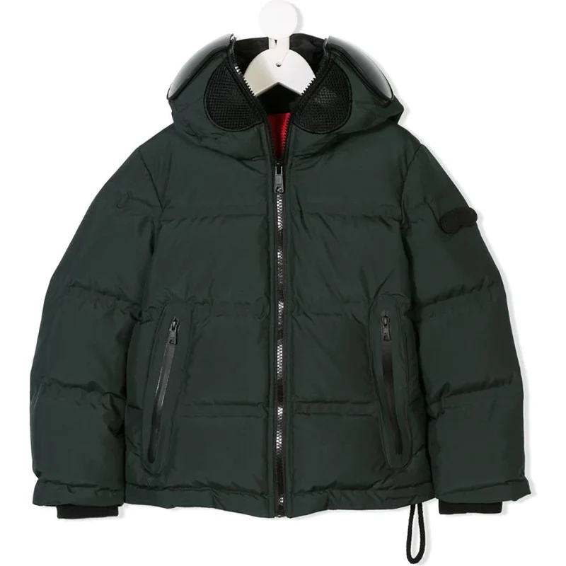 Ai Riders On The Storm Kids hooded padded jacket - Green - GLAMI.sk
