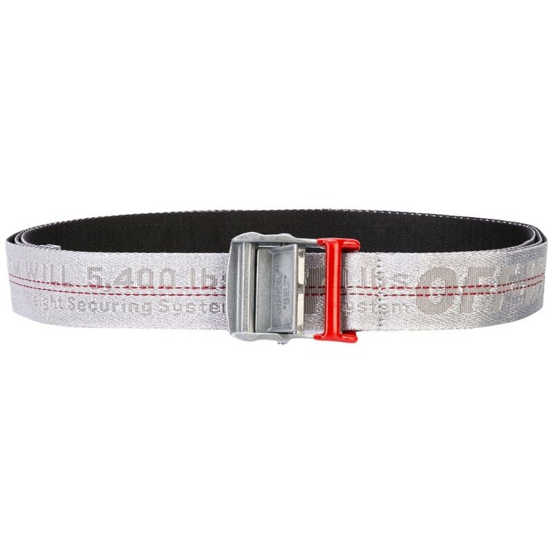 Yellow Off White Silver Belt Industrial Belt Off White Belt