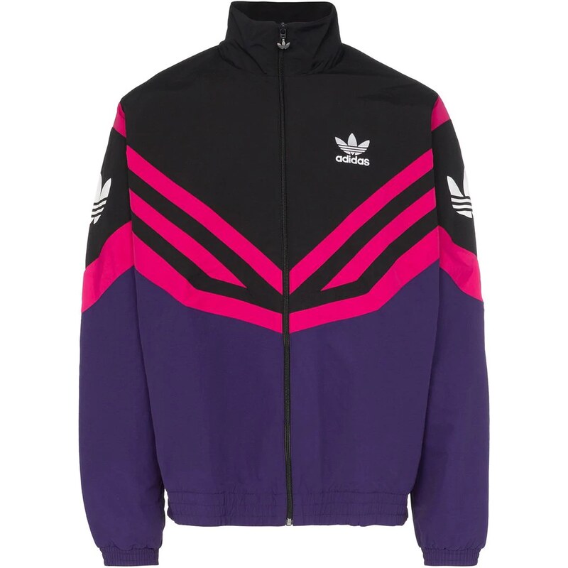 Adidas Sportive stripe track jacket - Purple