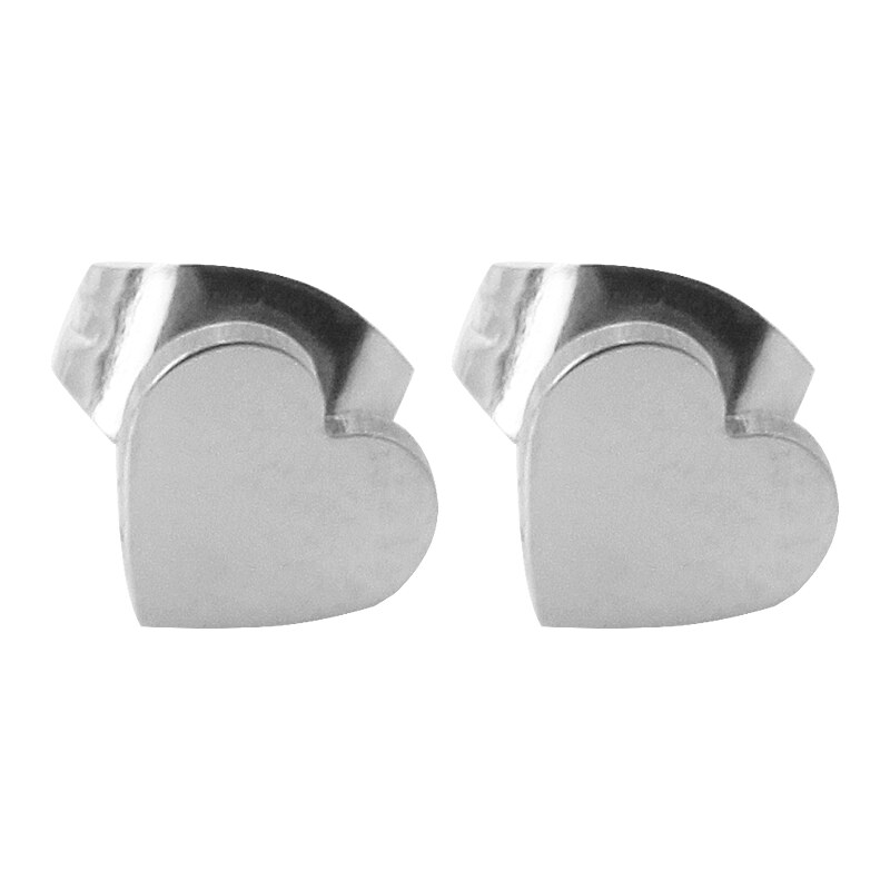 BM Jewellery Náušnice z chirurgickej ocele srdce HEARTS S712080 12543121