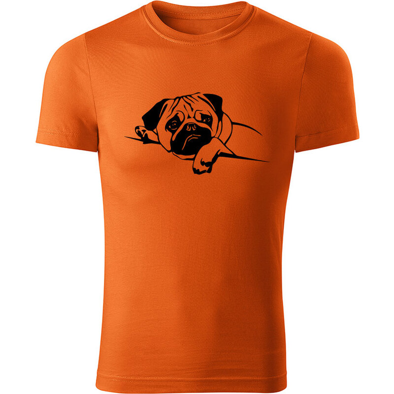 T-ričko Mops pánske tričko 12729528