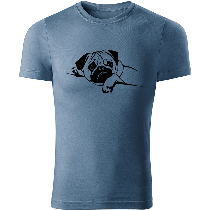 T-ričko Mops pánske tričko 12729520