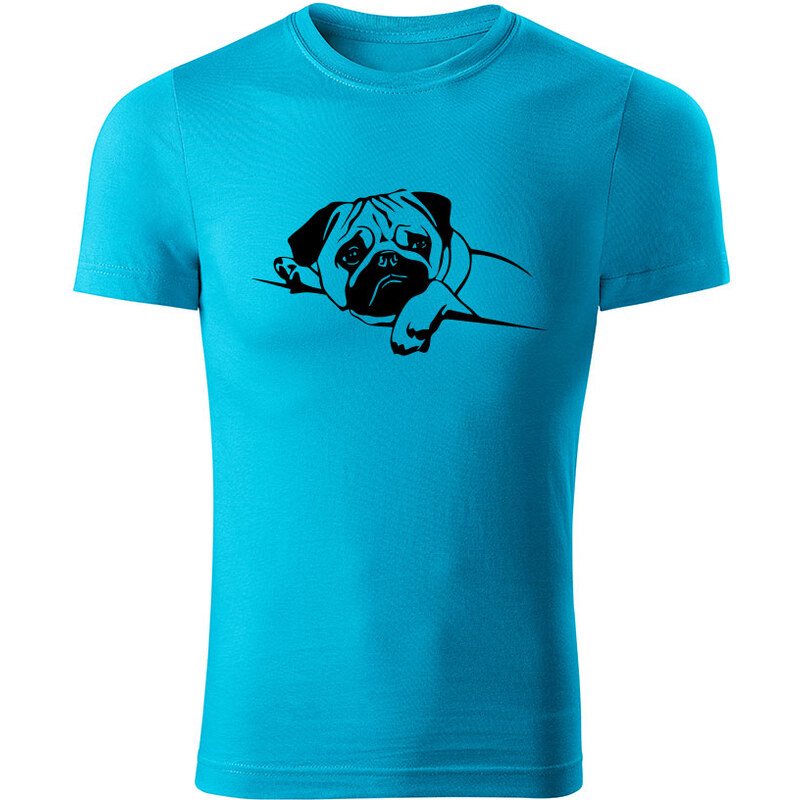 T-ričko Mops pánske tričko 12729523