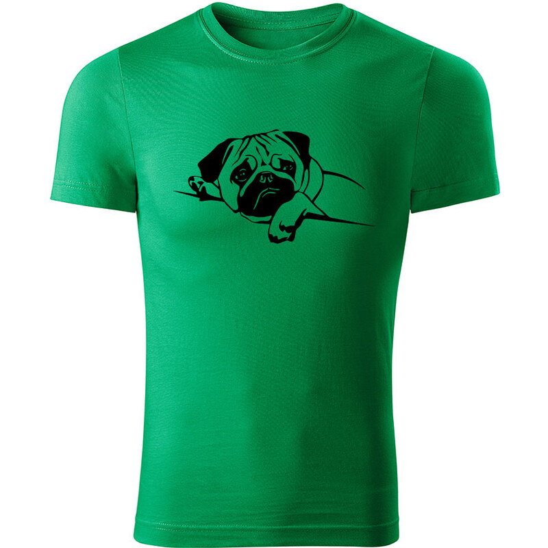 T-ričko Mops pánske tričko 12729525