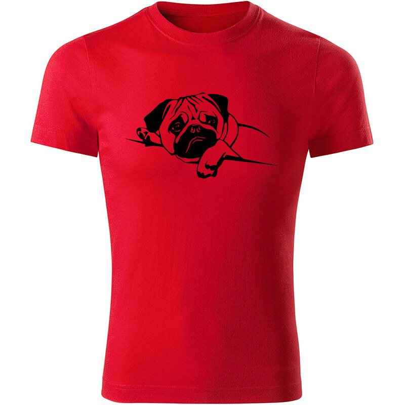 T-ričko Mops pánske tričko 12729529