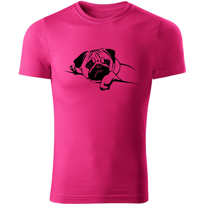 T-ričko Mops pánske tričko 12729530