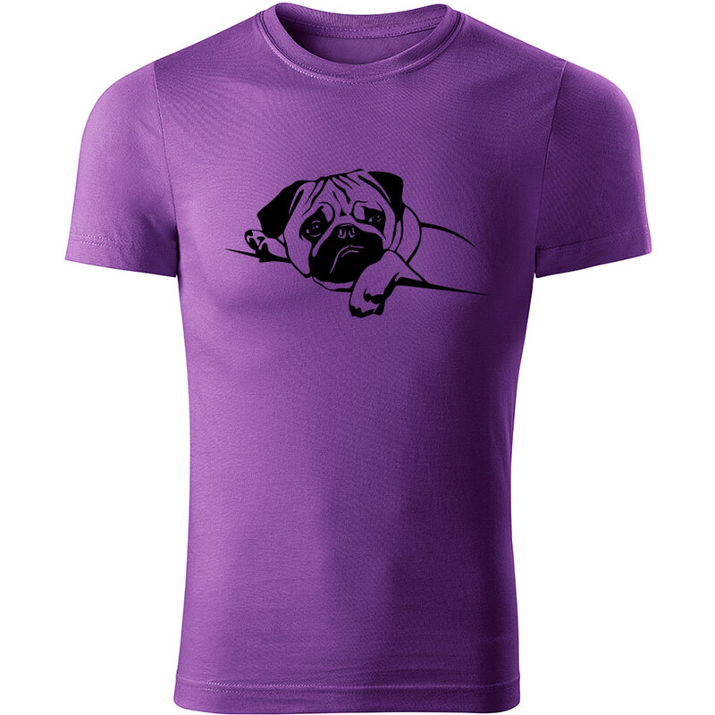 T-ričko Mops pánske tričko 12729531