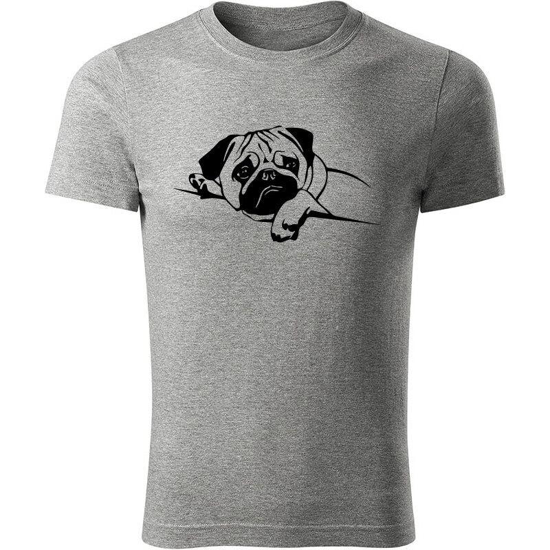 T-ričko Mops pánske tričko 12729515