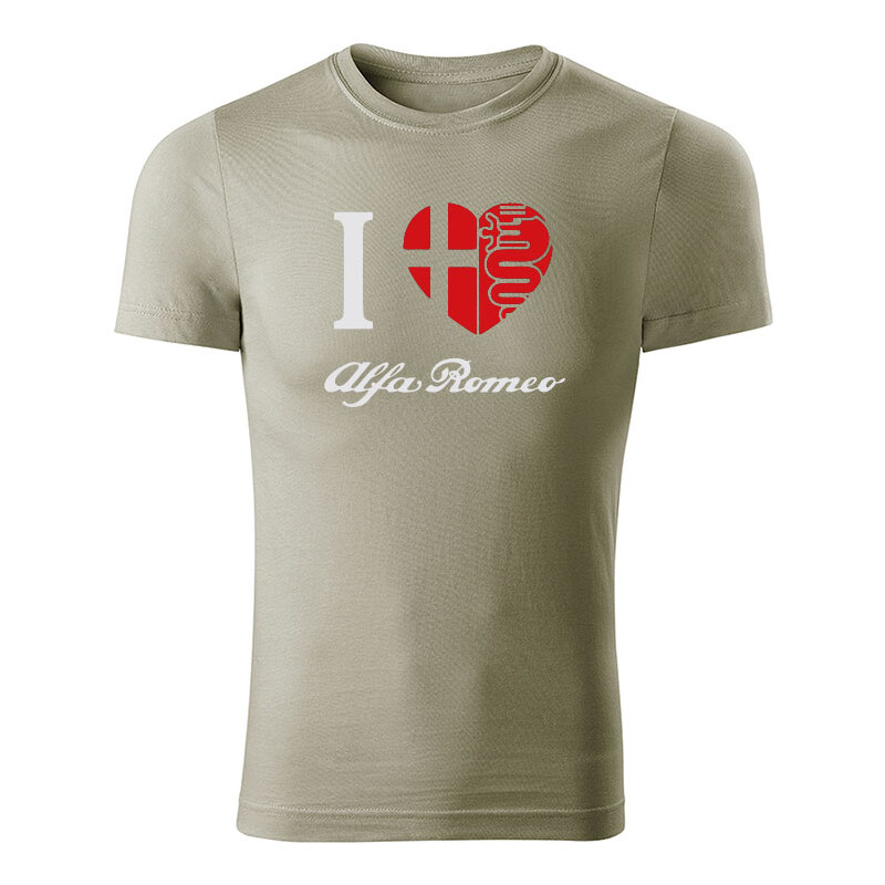 T-ričko I Love Alfa Romeo pánske tričko 10577941