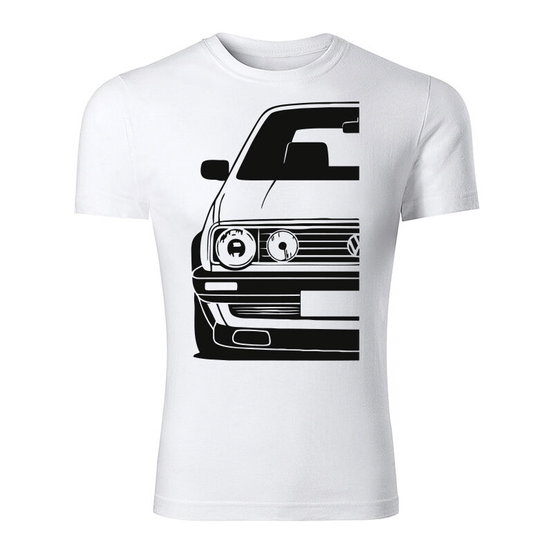 T-ričko Volkswagen Golf Mk2 Half pánske tričko 10578027