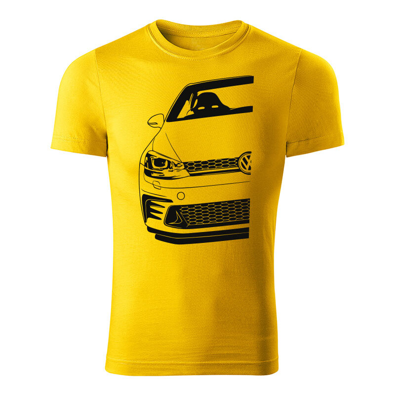 T-ričko Volkswagen Golf Mk7 GTi Half pánske tričko 11040854