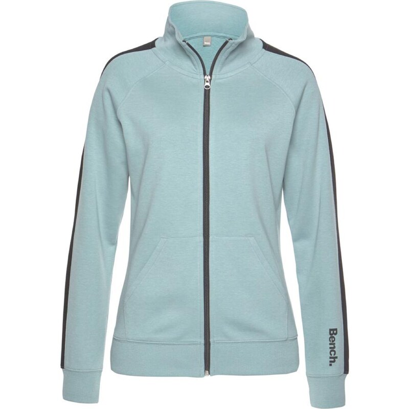 BENCH Tepláková bunda opálová / čierna 62163467