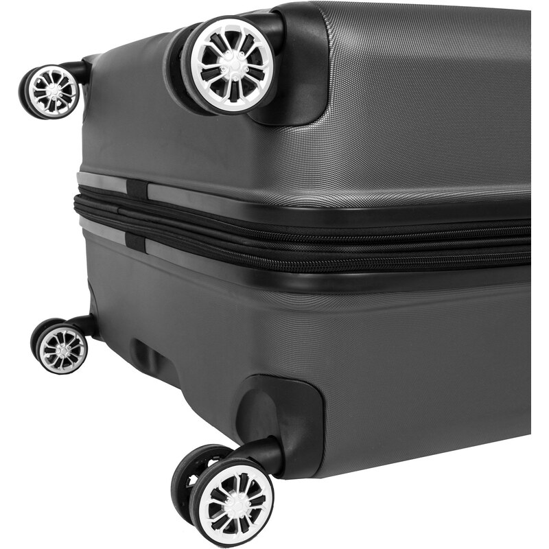 Travelite City 4w M, L Anthracite – sada 2 kufrov 65776772