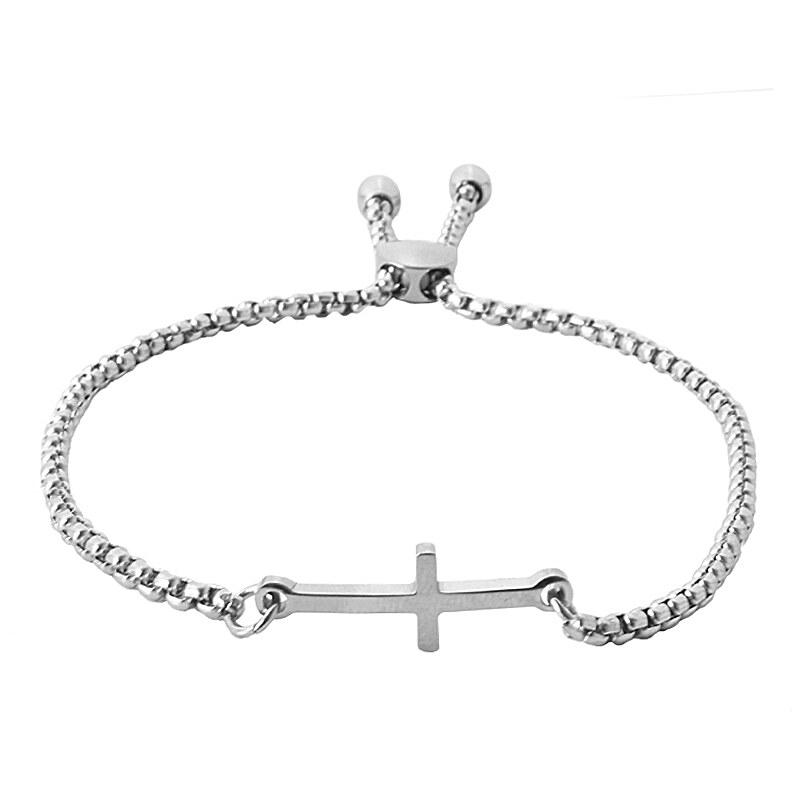 BEMI Design Dámsky sťahovací náramok krížik z chirurgickej ocele 12543142