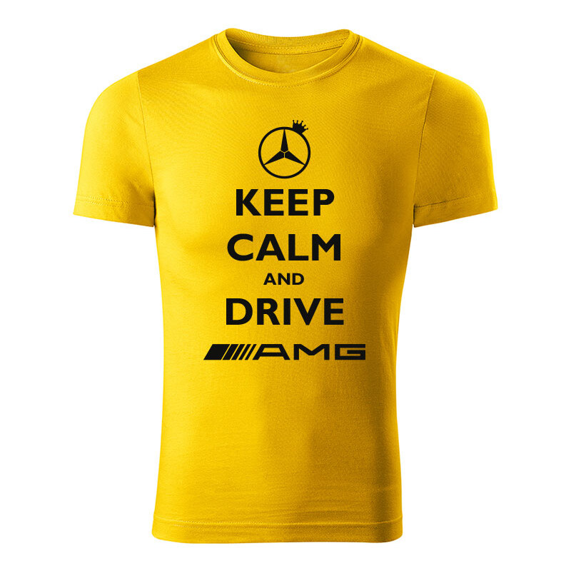 T-ričko Keep calm and drive AMG pánske tričko 12612663