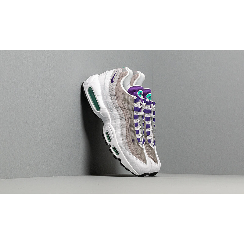 Air max 95 2024 lv8 white/court purple-emerald green