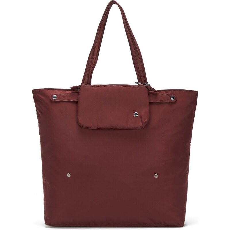 PACSAFE taška CITYSAFE CX PACKABLE HORIZONTAL TOTE merlot 47993660