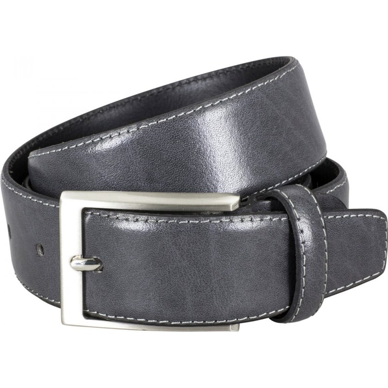 Lindenmann Pánsky kožený opasok Lindenmann 2320 sivý 39195356