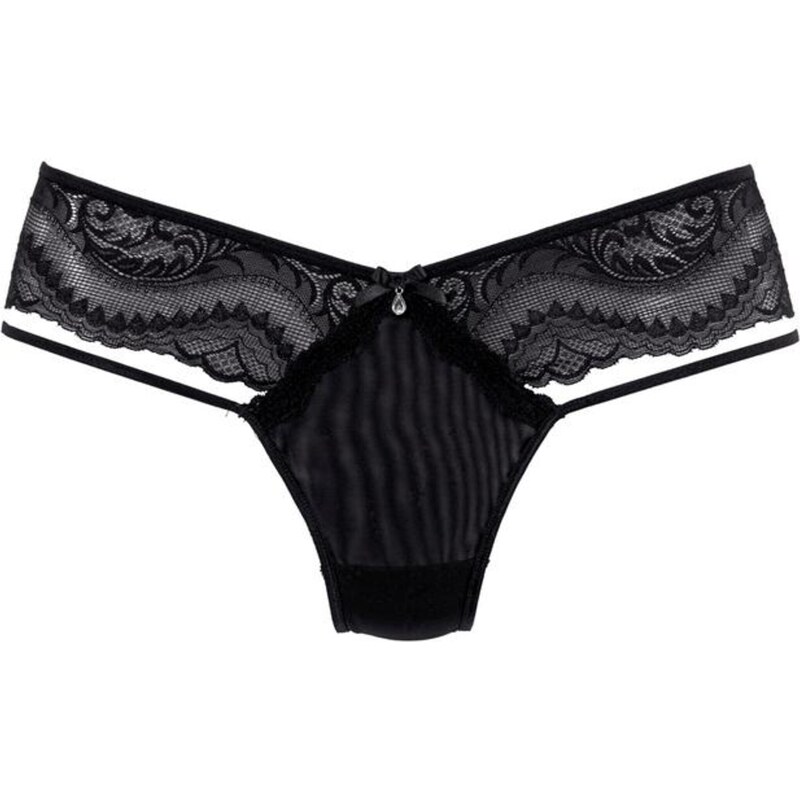 PETITE FLEUR GOLD Tangá čierna 58258991