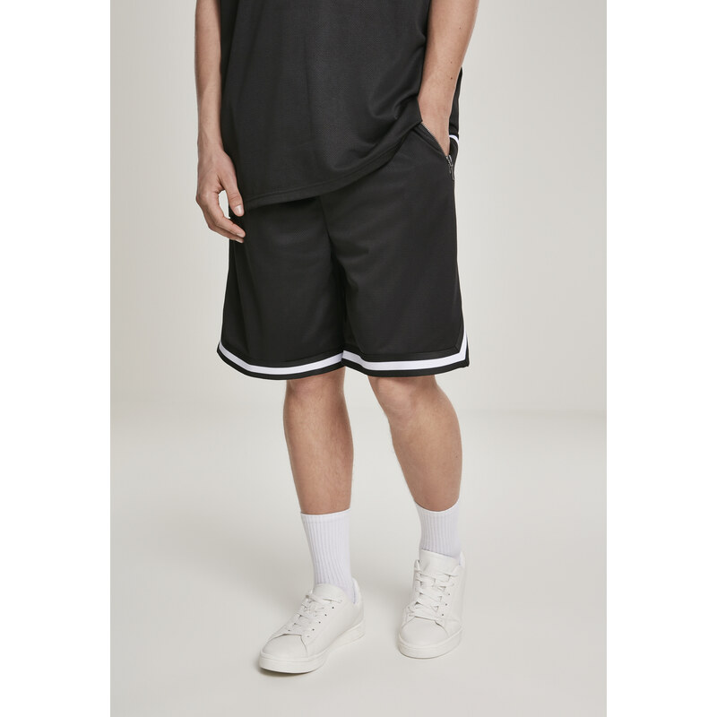 Urban Classics Premium Stripes mesh shorts black 50603208