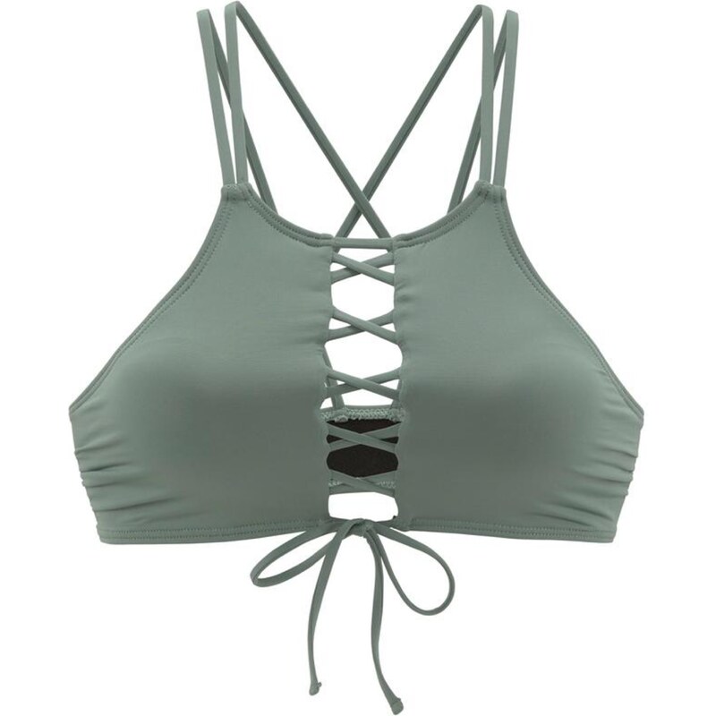 BENCH Bikinový top Perfect olivová 54222360
