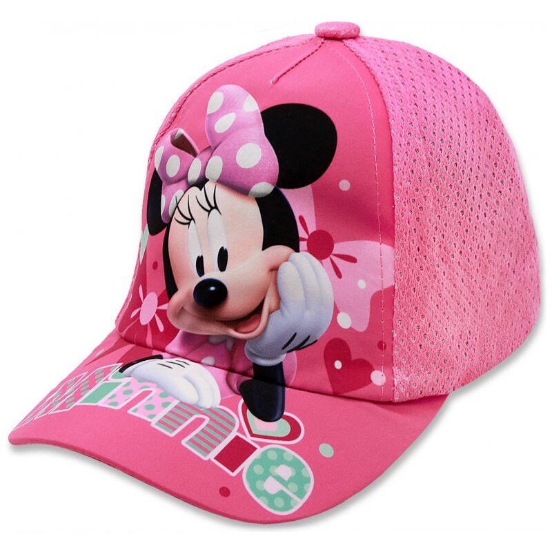 Setino Dievčenská šiltovka Minnie Mouse - Disney - sv. ružová