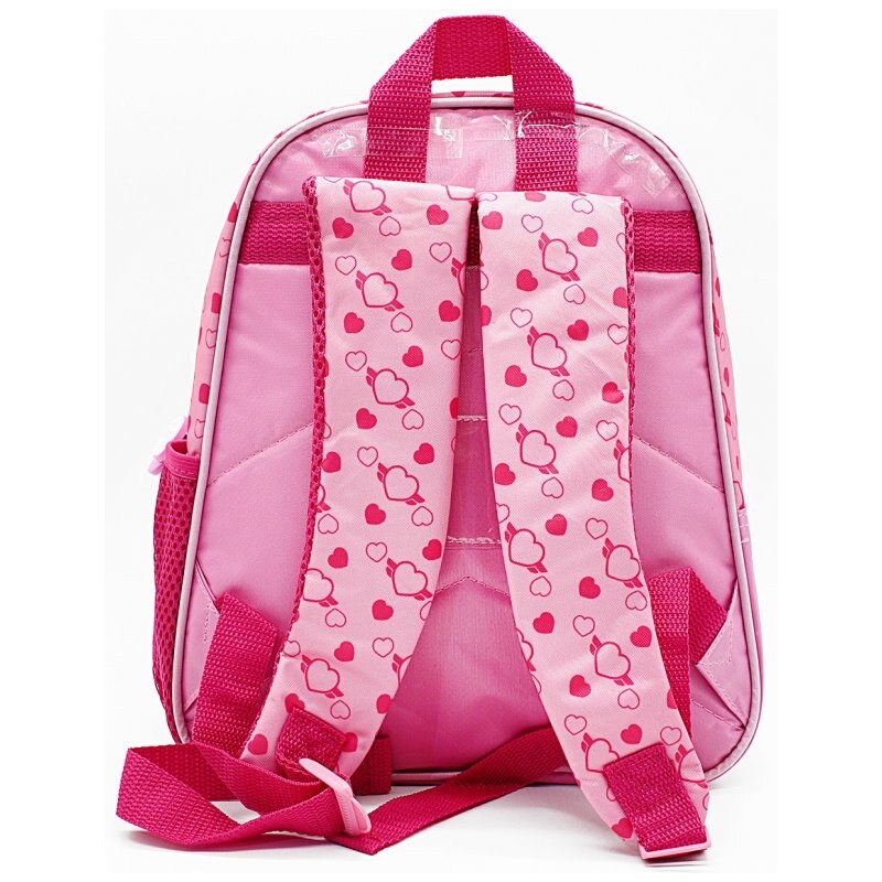 Setino Dievčenský ružový anatomický predškolský batoh Super Wings s obrázkom Dizzy - 30 x 27 x 11 cm