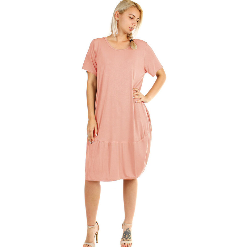 Glara Voľné plážové jednofarebné šaty 13021935