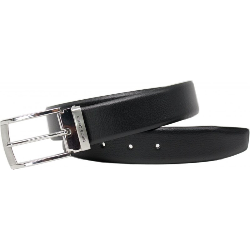 Pierre Cardin Pánsky kožený opasok Pierre Cardin 270157 čierny 37588828