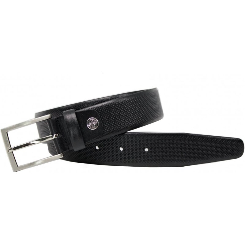 Lindenmann Pánsky kožený opasok Lindenmann 2392 čierny 37573634