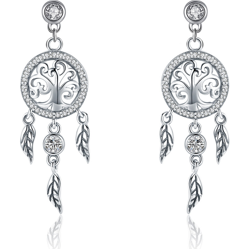 Olivie Strieborné náušnice LAPAČ SNOV 2916 14607244