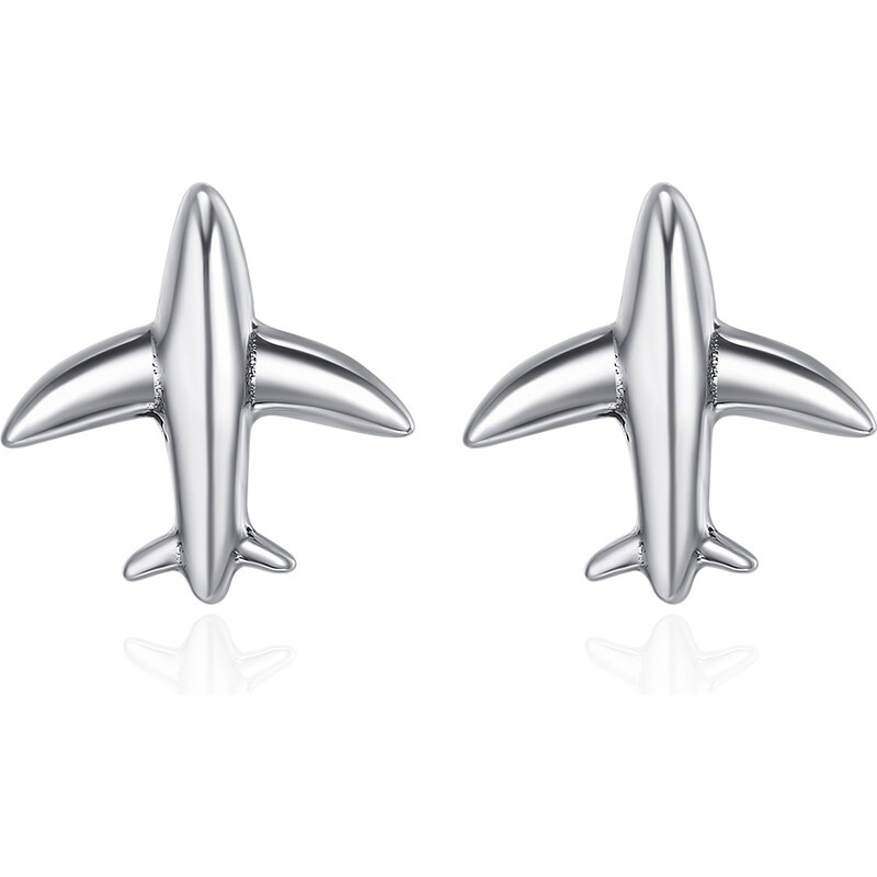 Olivie Strieborné náušnice LIETADLO 2939 14271751