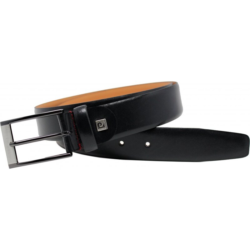 Pierre Cardin Pánsky kožený opasok Pierre Cardin 270126 čierny 37588832
