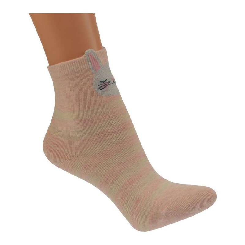 AURA.VIA Ružovo-béžové ponožky TED 13300485