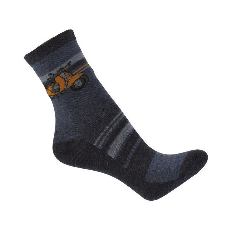 AURA.VIA Tmavo-modré ponožky MOTO 46591829