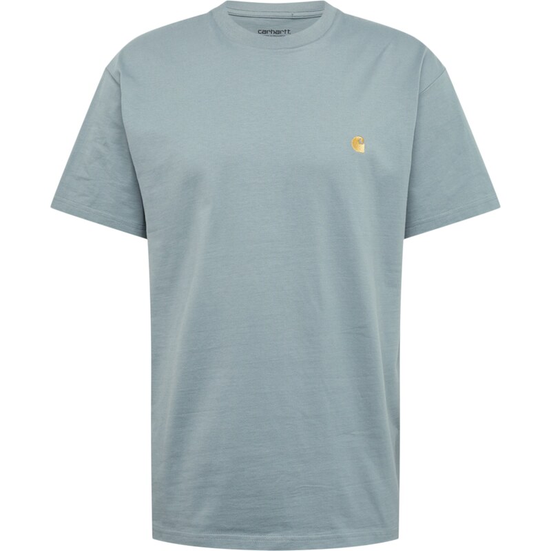 Carhartt WIP Tričko Chase dymovo modrá / zlatá 67436142