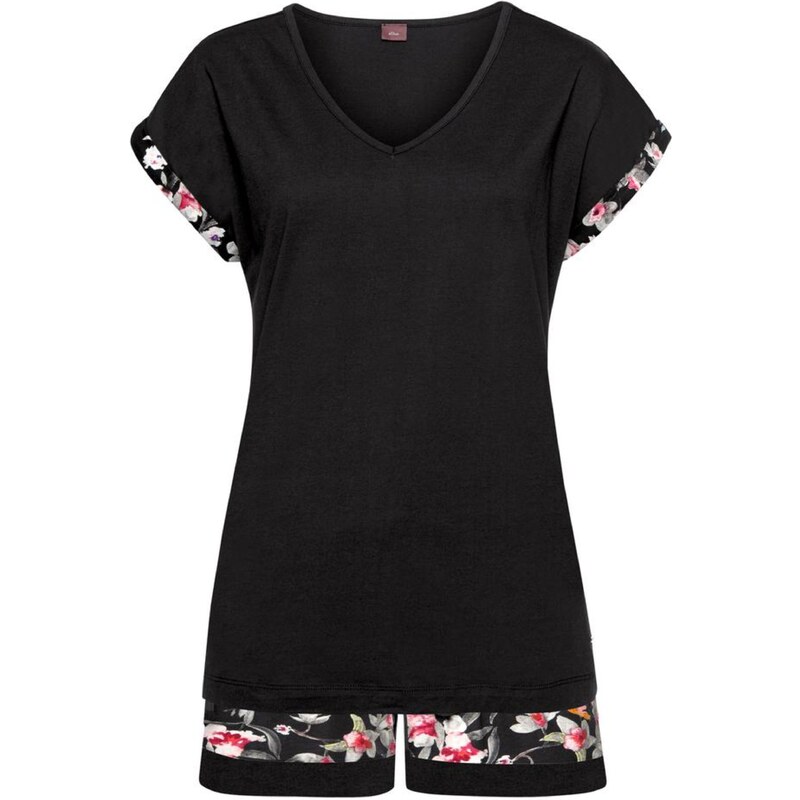 s.Oliver Kraťasy čierna 64215039