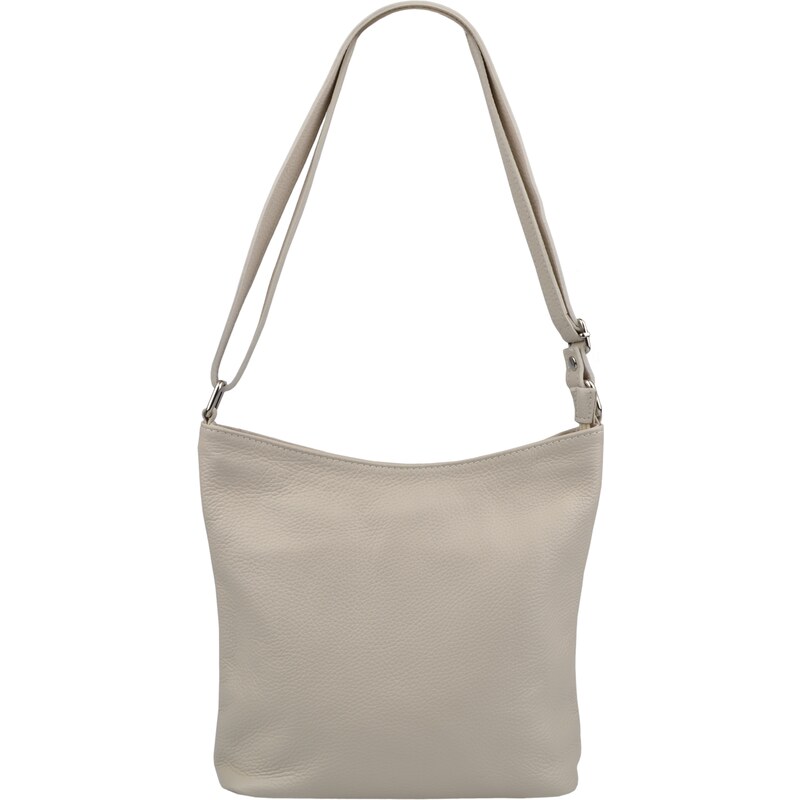 Béžová kožená talianska crossbody kabelka Ebe Beige NovaKabelka.sk 13356519