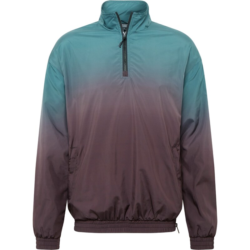 Urban Classics Prechodná bunda tyrkysová / červeno-fialová 65641207