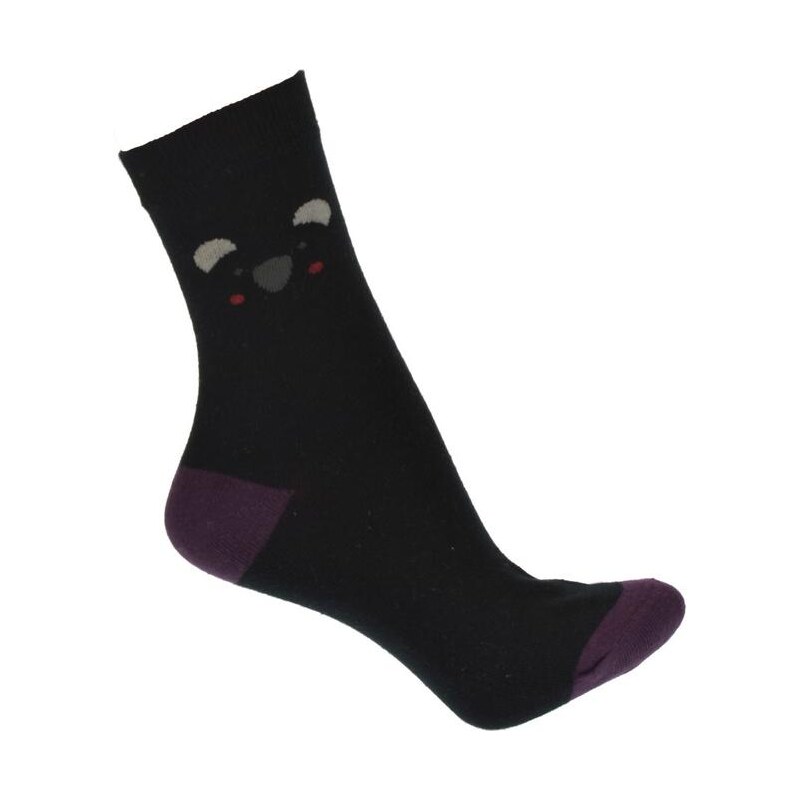 AURA.VIA Letné čierne ponožky ANIMA 8566872