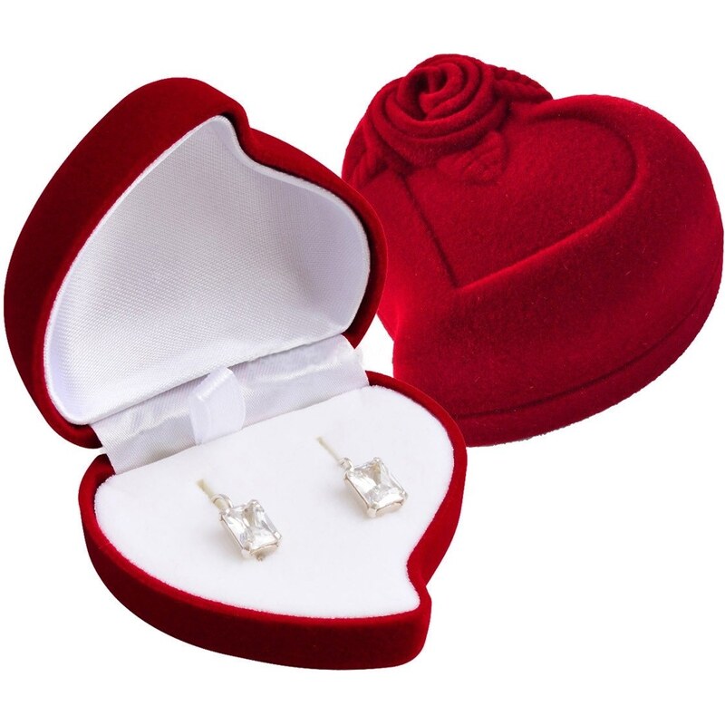 Olivie Darčeková krabička SRDCE s ruží 2968 14271780