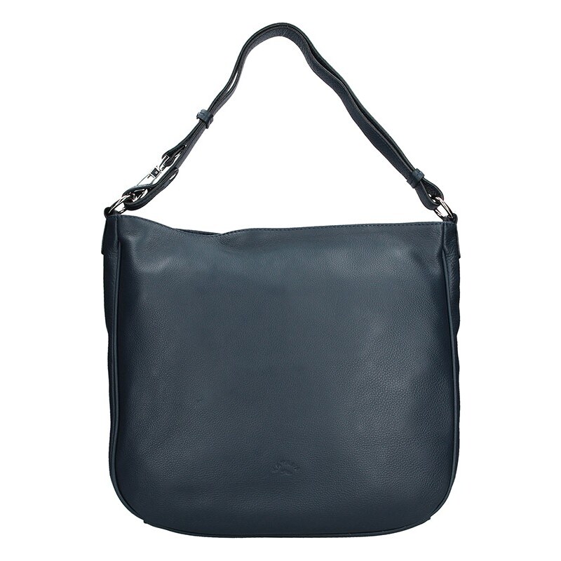 Elegantná dámska kožená kabelka Katana Jindra - tmavo modrá 35501822