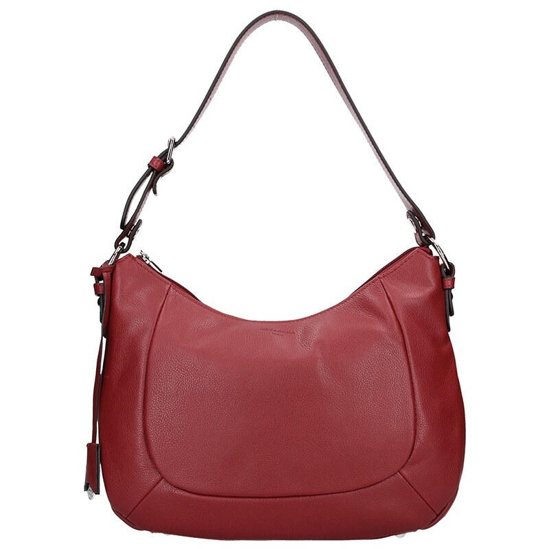Dámska kožená kabelka Hexagona Polly - vínová 48227851