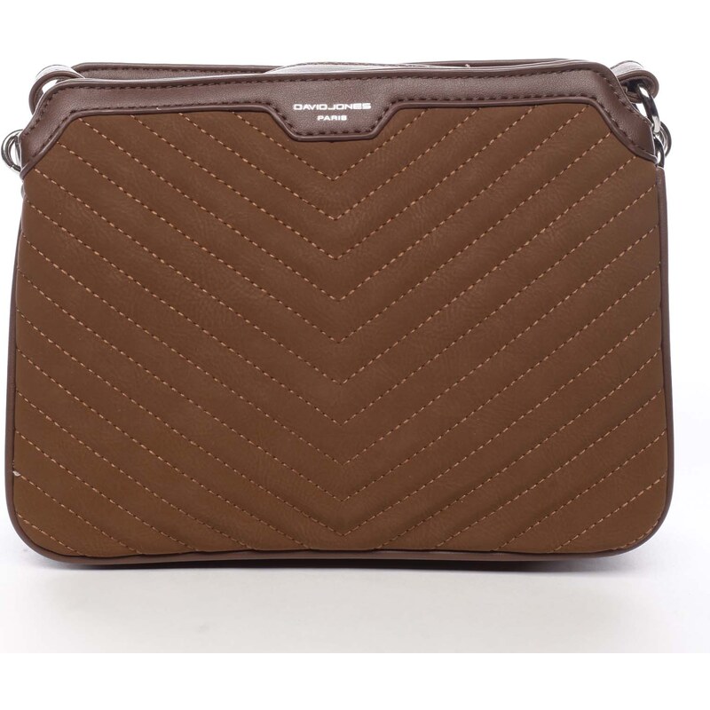 Dámska crossbody kabelka hnedá - David Jones Majvis hnedá 49297051