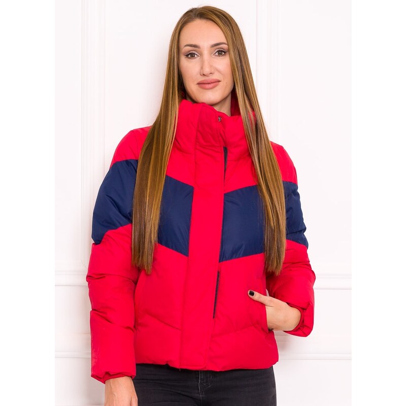 Due Linee Dámska športová krátka bunda červeno - modrá 13522480