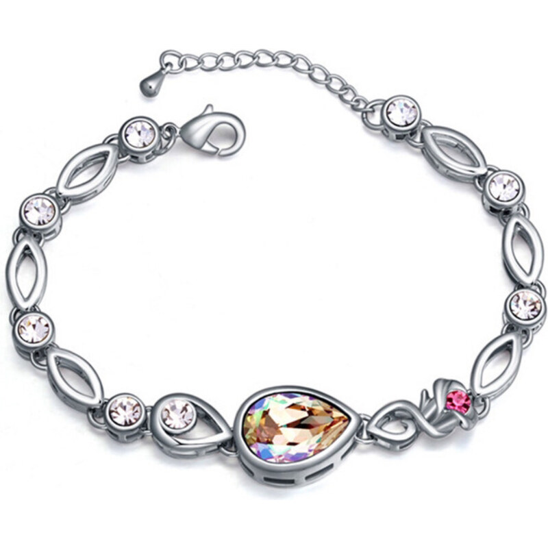 Glory Náramok krištáľová ružička zlatá 302 36190516