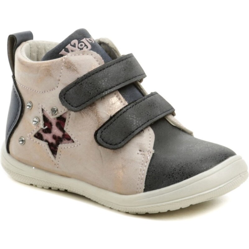 Wojtylko 2T9019a modré ružové detské poltopánky 13586096